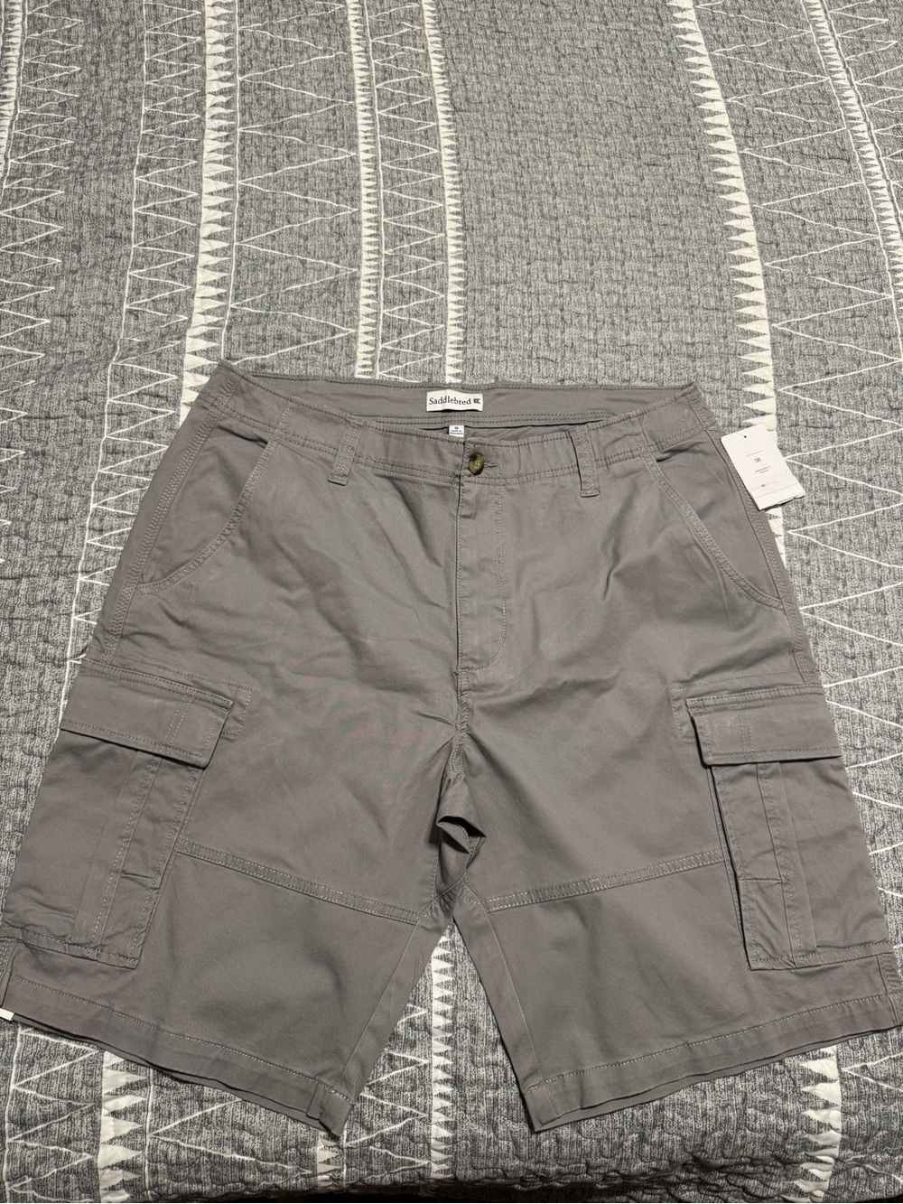 Saddlebred Men’s Gray Cargo Shorts